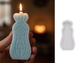 Molde silicona virgen relieve